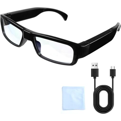 MEVRONISSHOP-Caméra Espion, HD 1080P Lunettes Caméra Cachee,Mini ca...