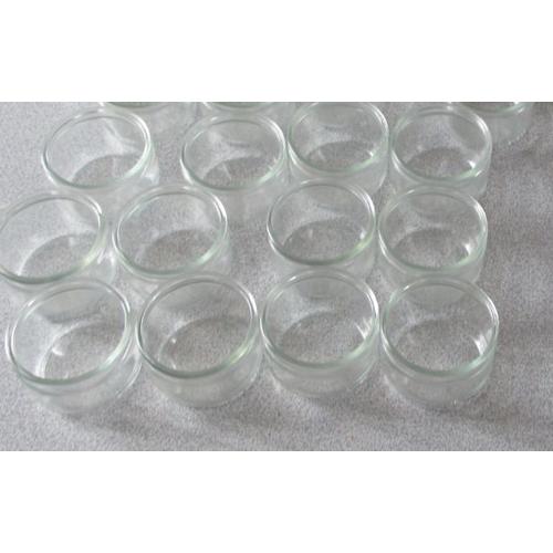 Assortiment De 12 Petits Pots En Verre Incolore Pouvant Servir De Verrines, Photophores Ou Autre Usage- Hauteur 4.5cm- Largeur Ouverture 6.5cm- Vendus Vides