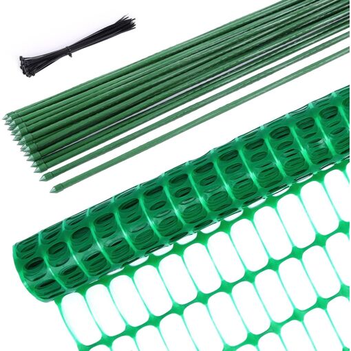 MEVRONISSHOP-Lot de barri&egrave;re de jardin 1 m x 30 m