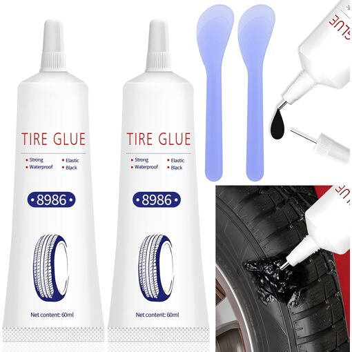 Mevronisshop-120ml Reparation Pneu Voiture, Meche Pneu Crevaison, C...