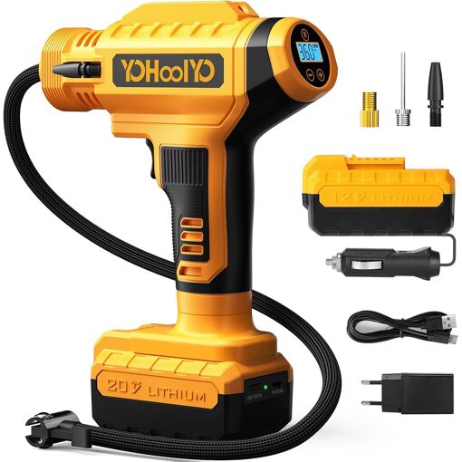 Mevronisshop-Compresseur À Air Portatif Compresseur Voiture 150psi ...