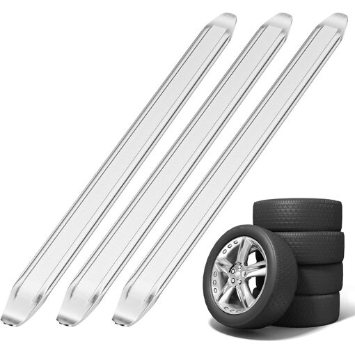 Mevronisshop-3 Pièces Demonte Pneu Moto, 30cm Démonte Pneu Voiture,...
