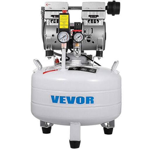 MEVRONISSHOP-Compresseur d¿Air sans Huile 30 L, Compresseur Silenci...