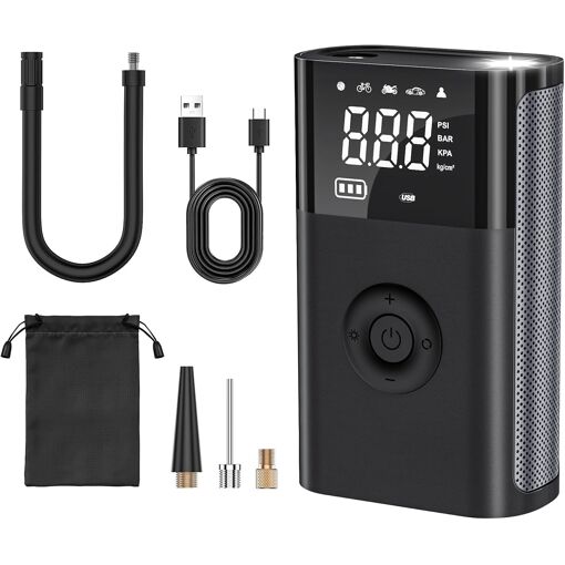 MEVRONISSHOP-CaRSun Compresseur à Air Portatif,150PSI Gonfleur Pneu...