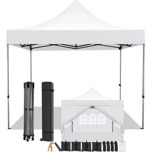 Mevronisshop-Tonnelle Pliante 3x3 Imperméable,Tonnelle De Jardin Ex...