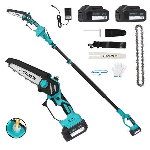 Tronçonneuse rétractable 2 en 1 et mini tronçonneuse sans balais av...