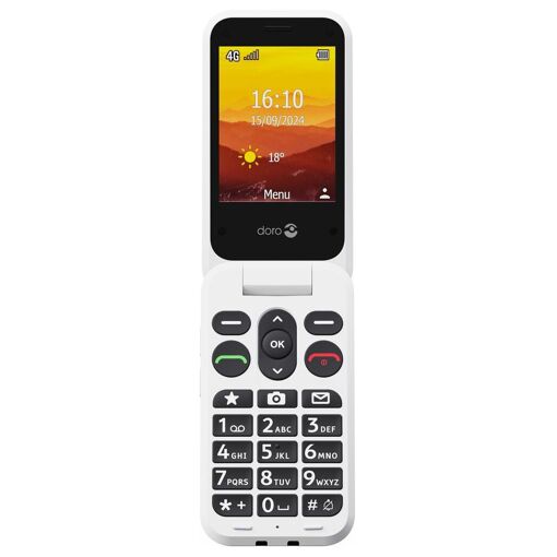 Doro Leva L30 2.8" 142,7 g Rouge, Blanc T&eacute;l&eacu