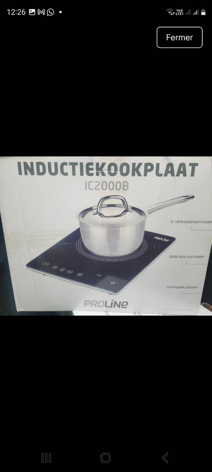 Plaque induction PROLINE
