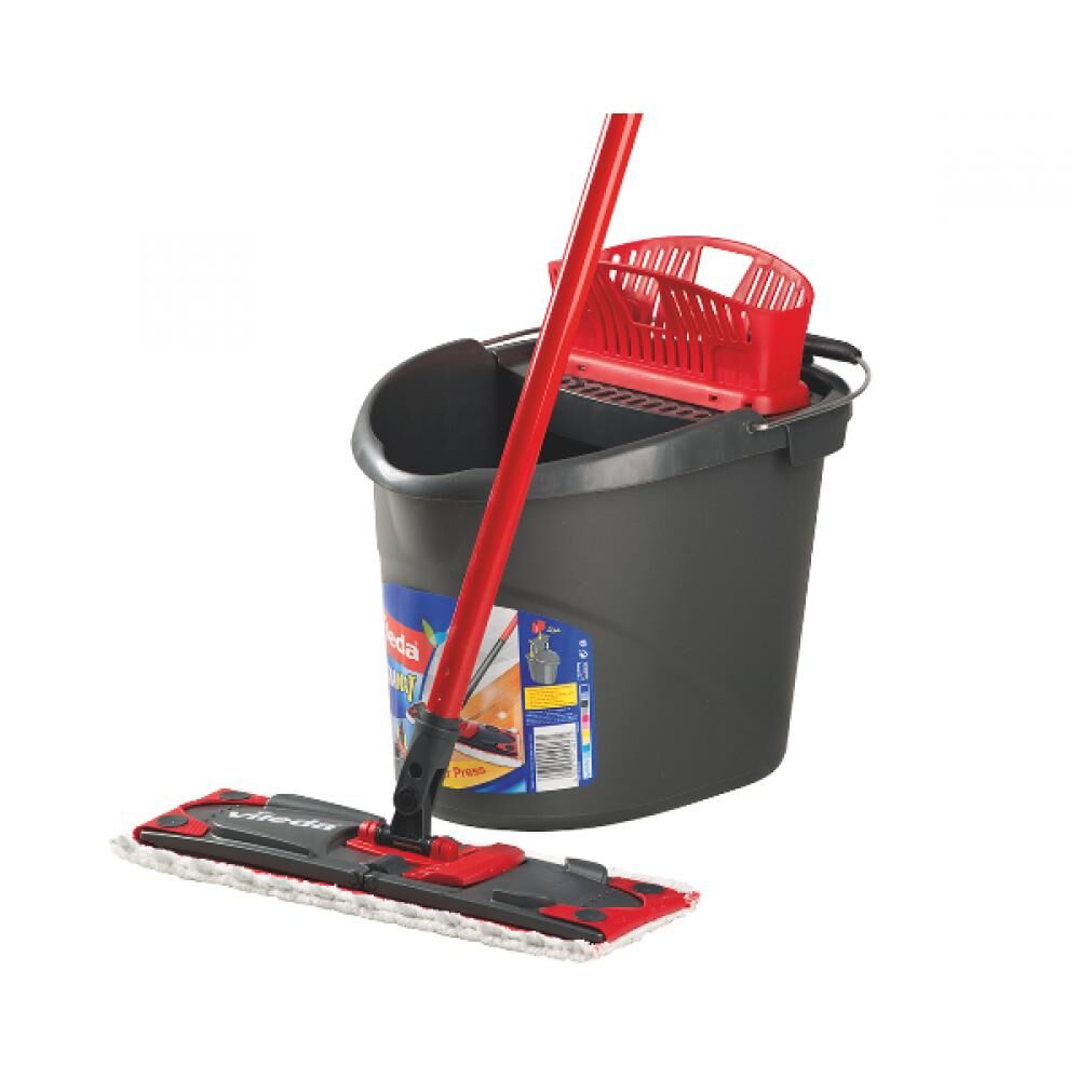 Vileda 4172 balai à franges et balai-éponge Polyester, Polymère the...