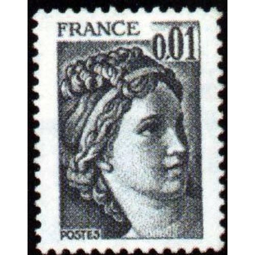 Timbre France 1978 Oblitéré - Sabine - 0.01 Yt1962