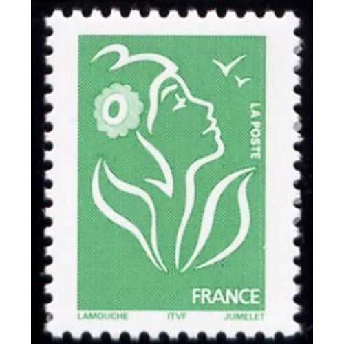 Timbre France 2005 Oblitéré - Marianne De Lamouche Vert - Yt3733