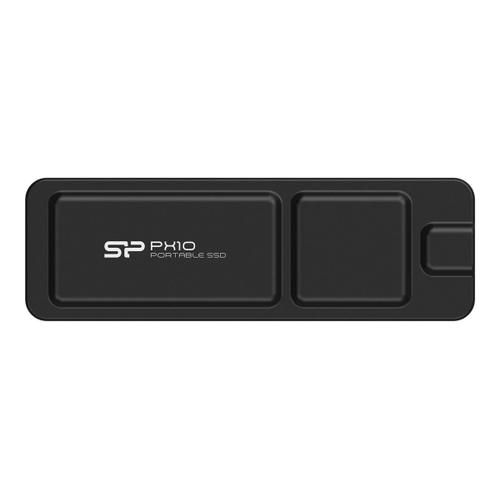 SILICON POWER PX10 - SSD - 1 To - externe (portable) - USB 3.2 Gen 2 (USB-C connecteur) - noir