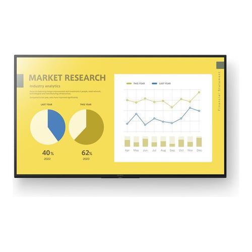 Sony Bravia Professional Displays FW-55EZ20L - Classe de diagonale 55" EZ20L Series écran LCD rétro-éclairé par LED - signalisation numérique - Android TV - 4K UHD (2160p) 3840 x 2160 - HDR -...