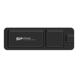 SILICON POWER PX10 - SSD - 2 To - externe (portable) - USB 3.2 Gen 2 (USB-C connecteur) - noir