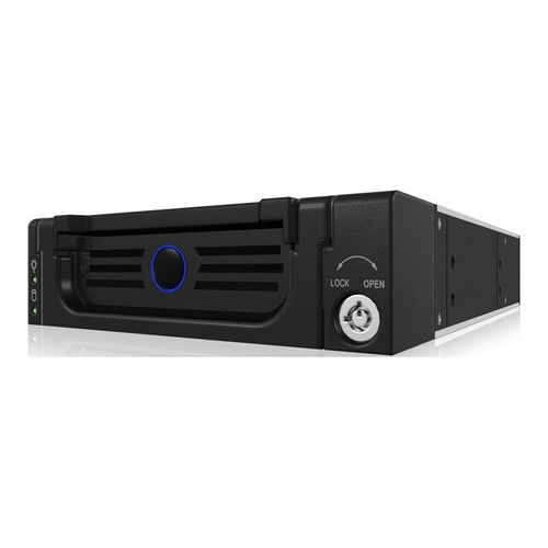 ICY BOX IB-138SK-B-II - Rack de stockage mobile - 3.5" - noir