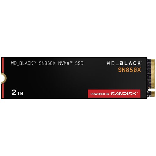 WD_BLACK SN850X NVMe SSD WDS200T2X0E - SSD - 2 To - interne - M.2 2280 - PCIe 4.0 x4 (NVMe)