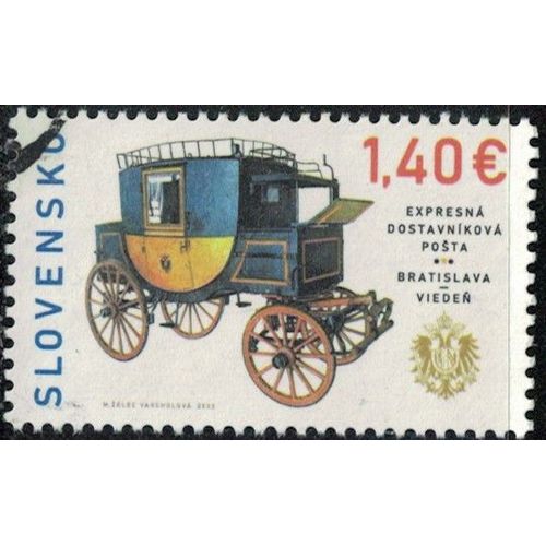 Slovaquie 2023 Oblitéré Used Service De Diligence Express Bratislava Vienne Y&t Sk 881 Su
