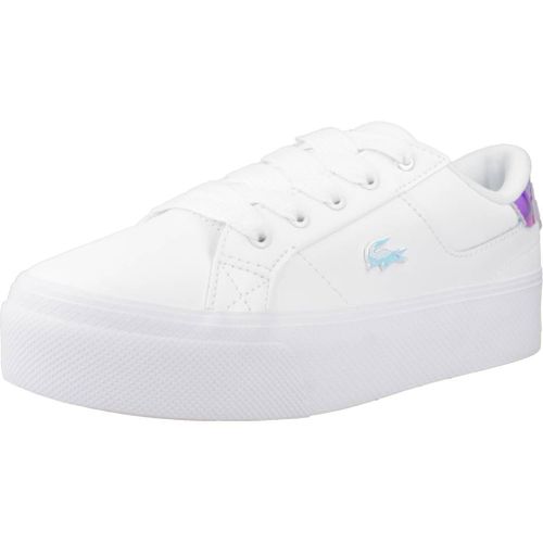 Lacoste Omens Ziane Platform Lea Colour Blanc