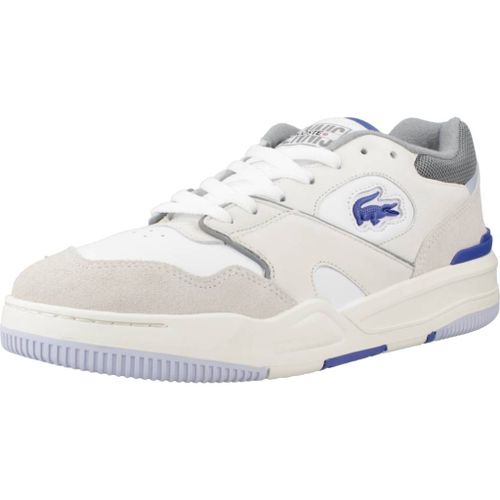 Lacoste Lineshot Leather Logo Colour Beige