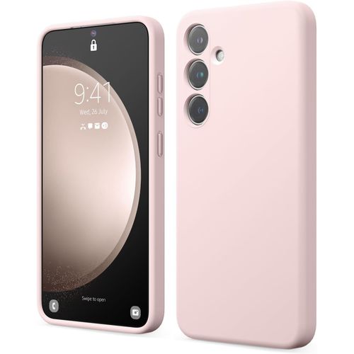 Coque Pour Samsung Galaxy S24 Plus Silicone Rose Little Boutik©
