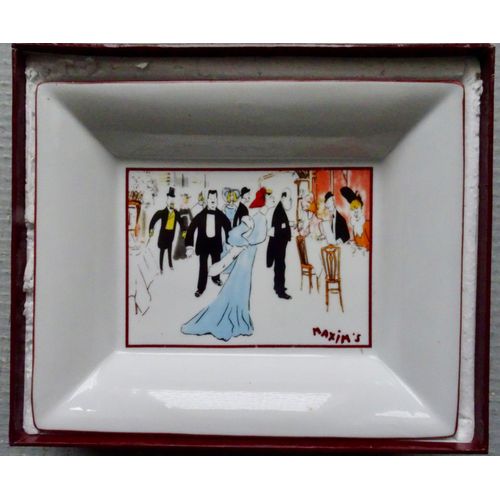 Vide-Poche En Porcelaine "Maxim's De Paris"