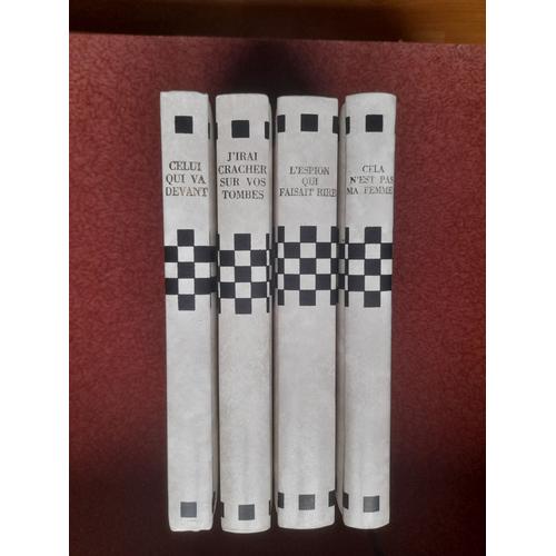 Lot De 4 Volumes Collection Du Xxe Siècle Beckers : Celui Qui Va Devant - J'irai Cracher Sur Vos Tombes - L'espion Qi Faisait Rire - Cela N'est Pas Ma Femme - Impeccables - Voir Les Photos -