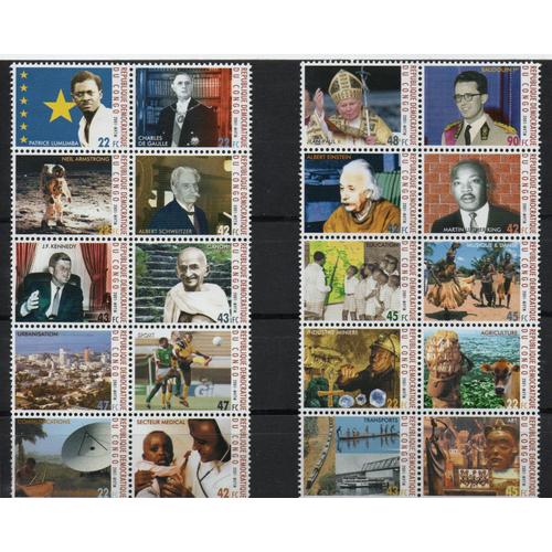 Congo Timbres Millenium 2001