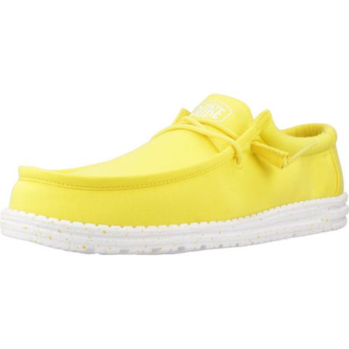 Hey Dude Wally Slub Canvas Colour Jaune - 40