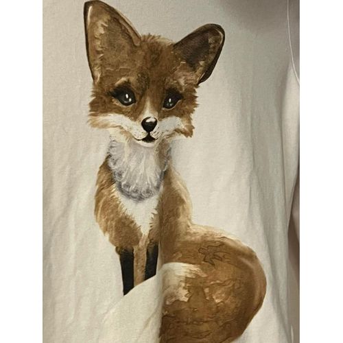Tee Shirt Manches Longues Monnalisa 8 Ans Renard