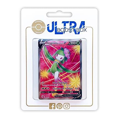 Fragilady De Hisui V 162 189 Full Art - Ultraboost X Epée Et Bouclier 10 Astres Radieux - Coffret De 10 Cartes Pokémon Françaises