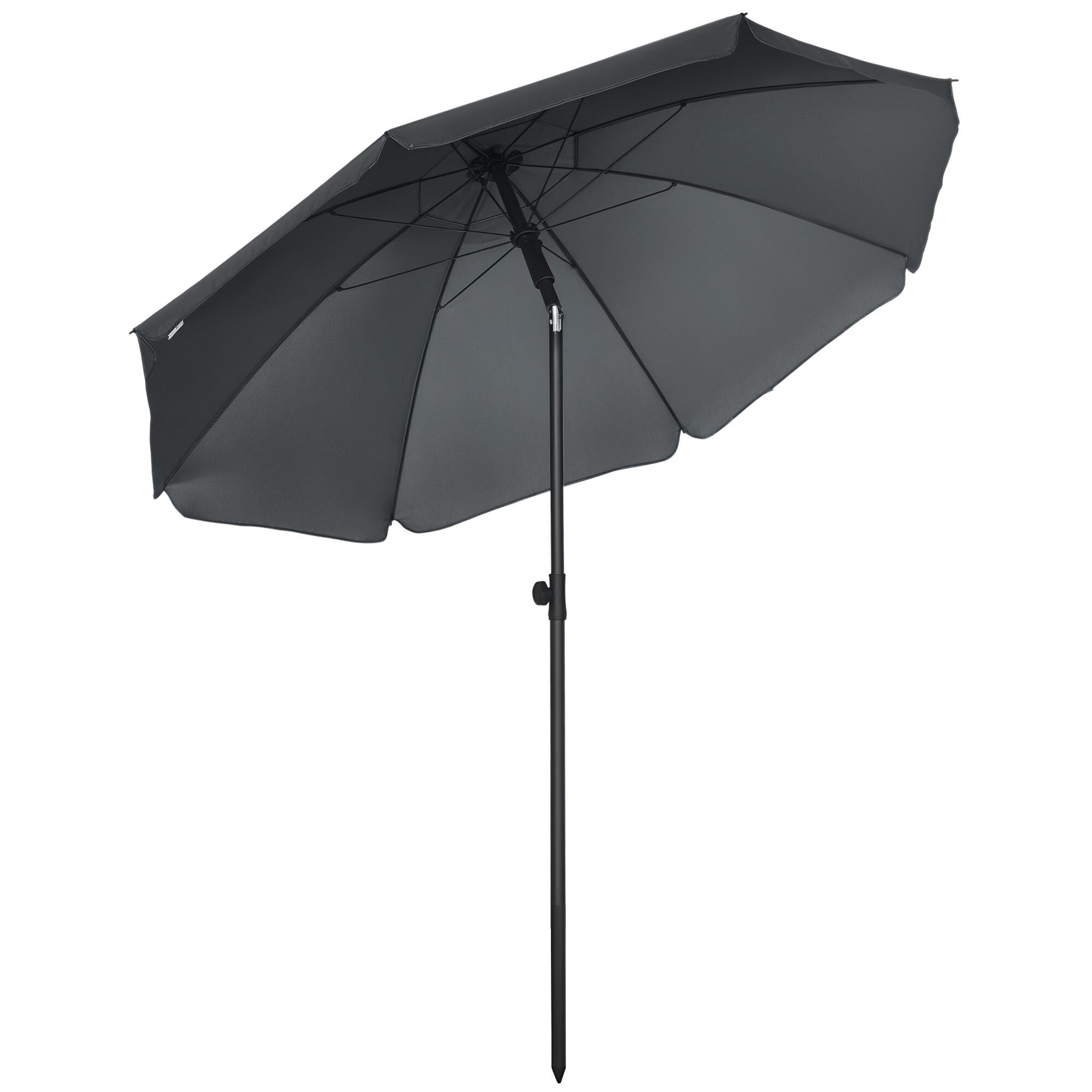 Parasol Inclinable Octogonal � 1,8 M Gris