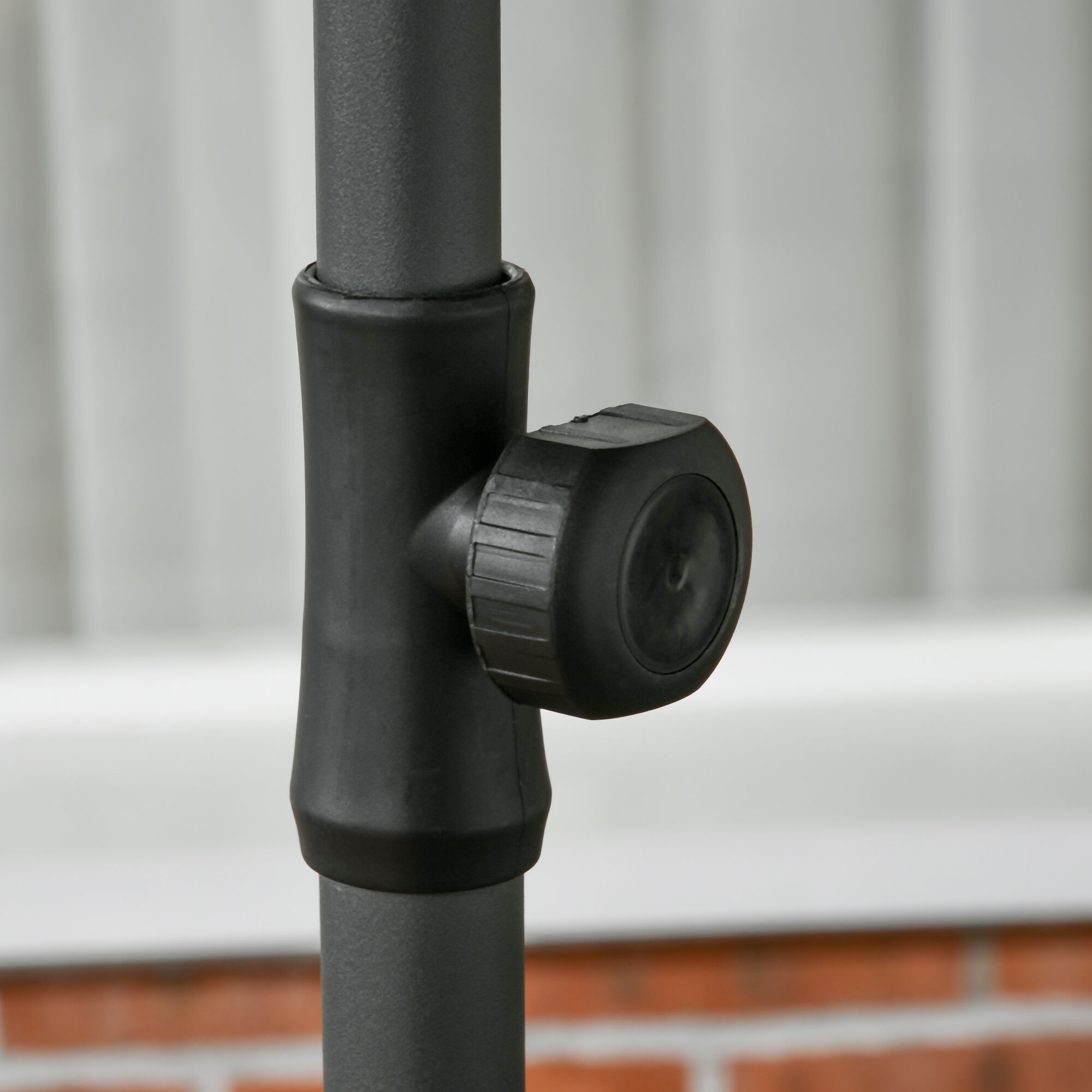 Parasol Inclinable Octogonal � 1,8 M Gris - 7