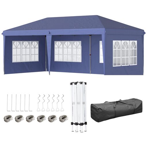 Tonnelle Pop Up Pliante - Barnum Pliable - 4 Cotés Démontables - 4 ...