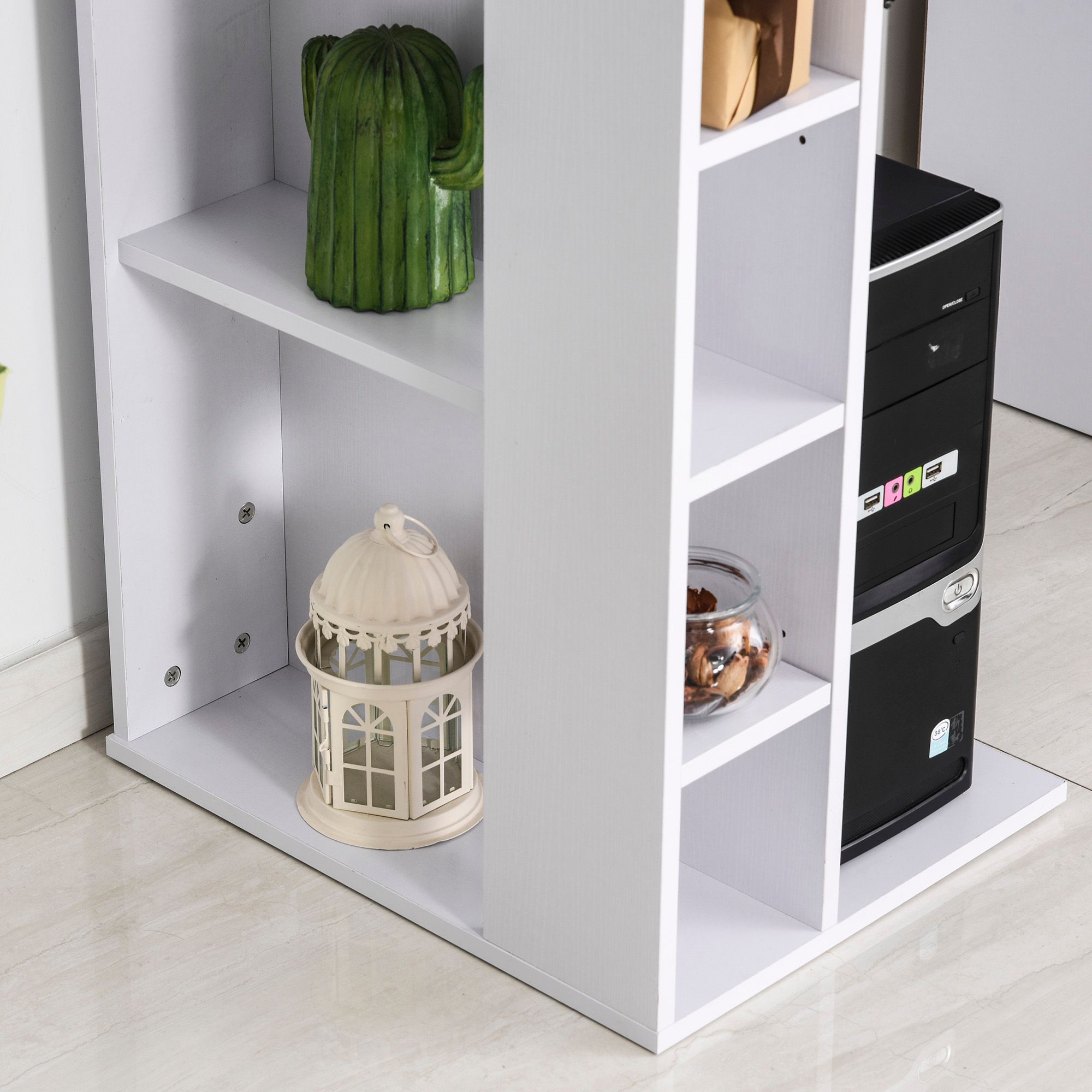 Bureau Informatique Design Multi-rangements - 7