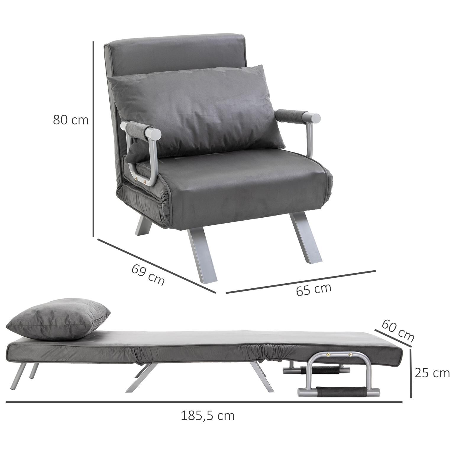 Fauteuil Chauffeuse Canap�-lit Convertible - 3