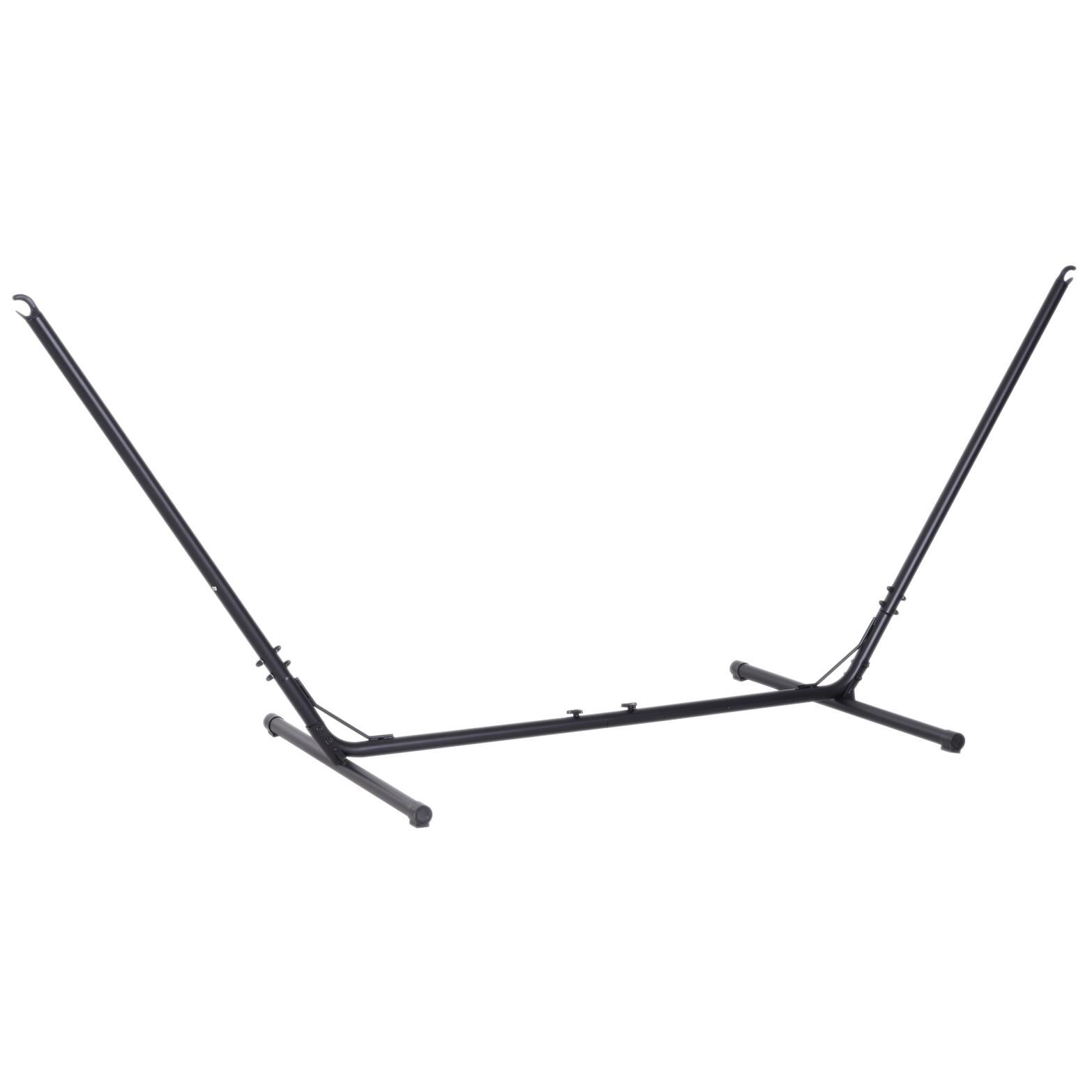 Support Pied De Hamac R�glable Structure M�tal �poxy Noir