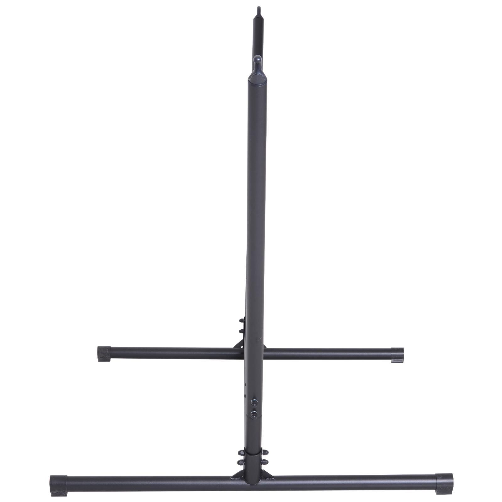 Support Pied De Hamac R�glable Structure M�tal �poxy Noir - 4