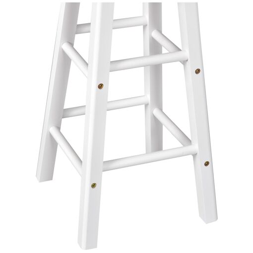 Ensemble table de bar pliable sur roulettes et 2 tabourets - 7
