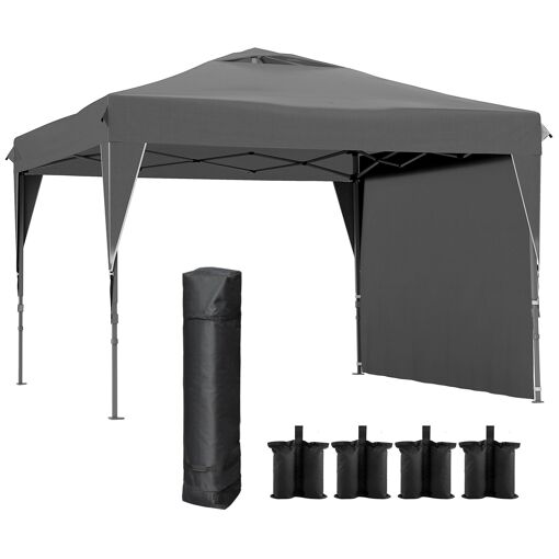 Tonnelle pop-up barnum pliant 3 x 3 x 2,65 m