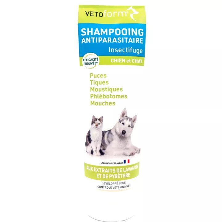 Vetoform Shampooing Antiparasitaire Insectifuge Chien & Chat 200ml