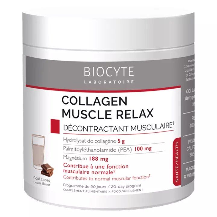 Biocyte Collagen Muscle Relax 220g en poudre