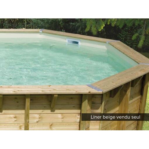 Liner seul Beige pour piscine bois Azura 3,00 x 3,00