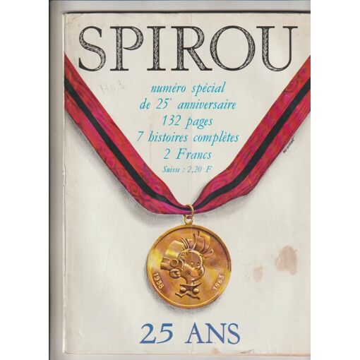 Vendre Lot 21 Spirou 14 Mars 1963 1300-1301-1302-1303-1304-1305-130...