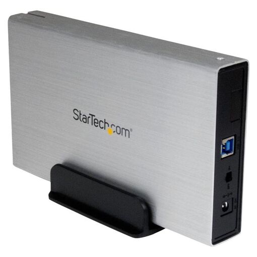 StarTech.com Boîtier USB 3.0 pour disque dur SATA III de 3,5 pouces avec support UASP - Boîtier externe HDD 3,5" - Aluminium - Argent - Boitier extern