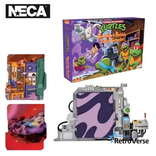 Neca Tortues Ninja Figurine Donatello Generateur De Portail Portabl...