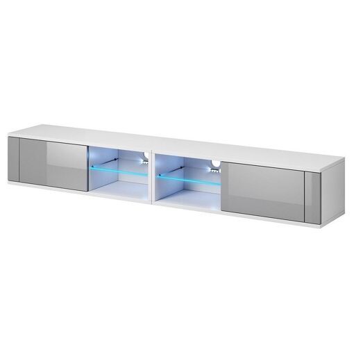 Meublorama VI-BEST-TVB200X11WMGG00042 Support TV et centre d