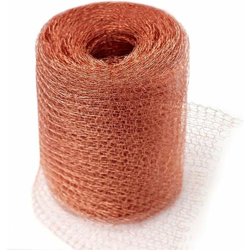 Grillage Anti Rongeur de Haute Qualit¿¿, 100% Cuivre Anti Limace Escargot Souris Rat Oiseaux Nematodes , Filet de Cuivre Tricot pour l'int¿¿rieur, Le Jardin(6 M¿¿tres)