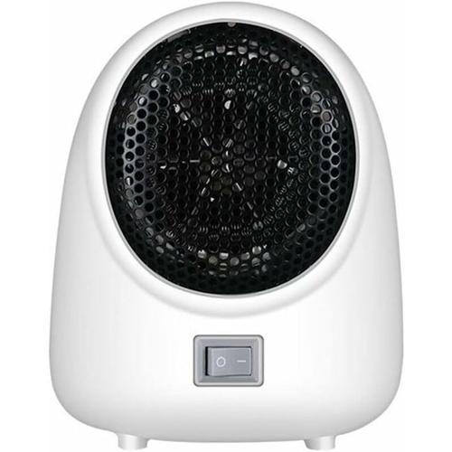 Hot Blower Fast Heater Fan M¿¿caniquement Compact Pratique Bureau Mini Home Heater Silencieux Chauffage Cuisini¿¿re ¿¿lectrique (Couleur: Blanc)