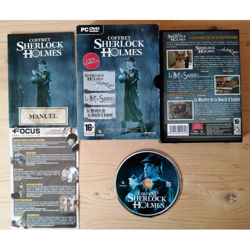 Coffret Sherlock Holmes - 3 Jeux Complets - Pc