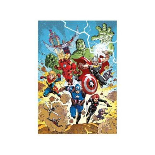 Puzzle Avengers 300 Pieces L'attaque Des Super Heros Marvel - Personnages Dessin Anime - Puzzle Enfant + Carte Tigres